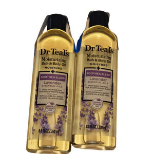 Dr. Teal's Soothe & Sleep Bath Oil – 8.8 oz (2-Pack), Lavender, New